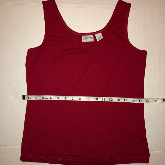 Chico’s red top size small - Picture 6 of 7